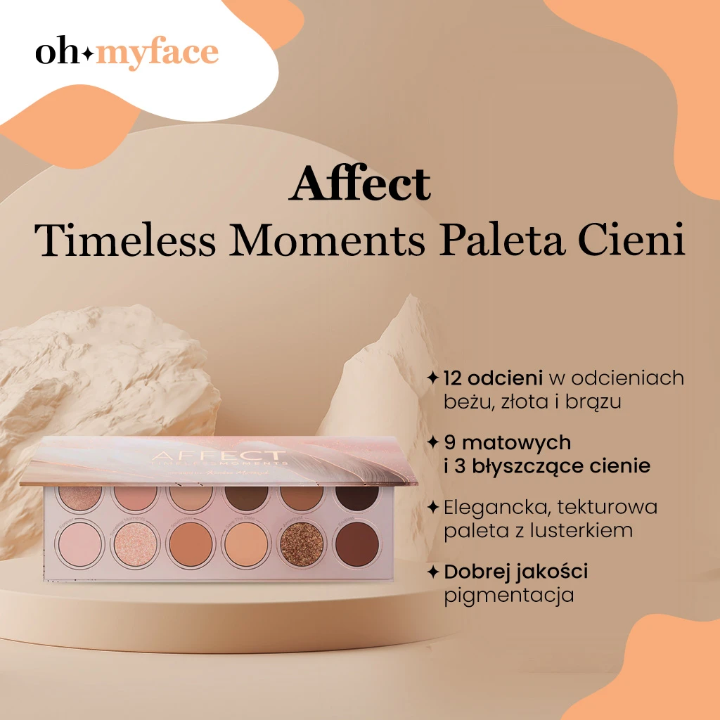Affect Timeless Moments Paleta Cieni infografika