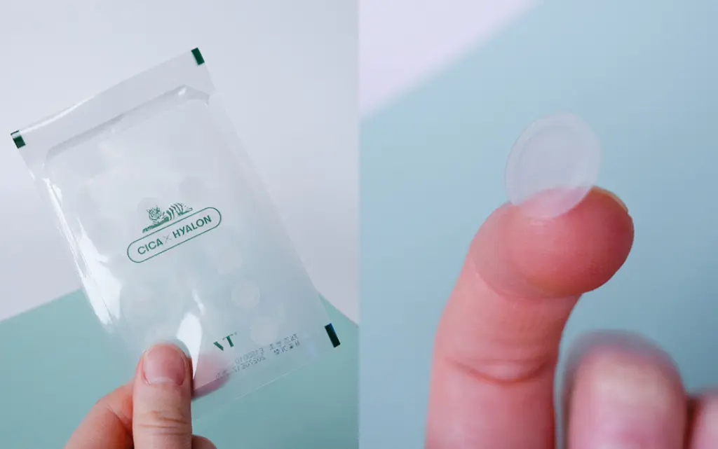 CICA Clear Spot Patch – Kojące Plasterki na Wypryski, pakowanie i sam plasterek