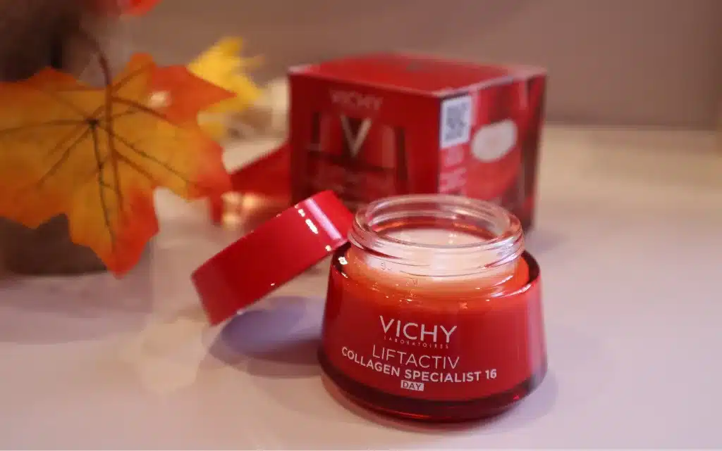 Otworzony słoiczek kremu na dzień Vichy Liftactiv Collagen Specjalist 16