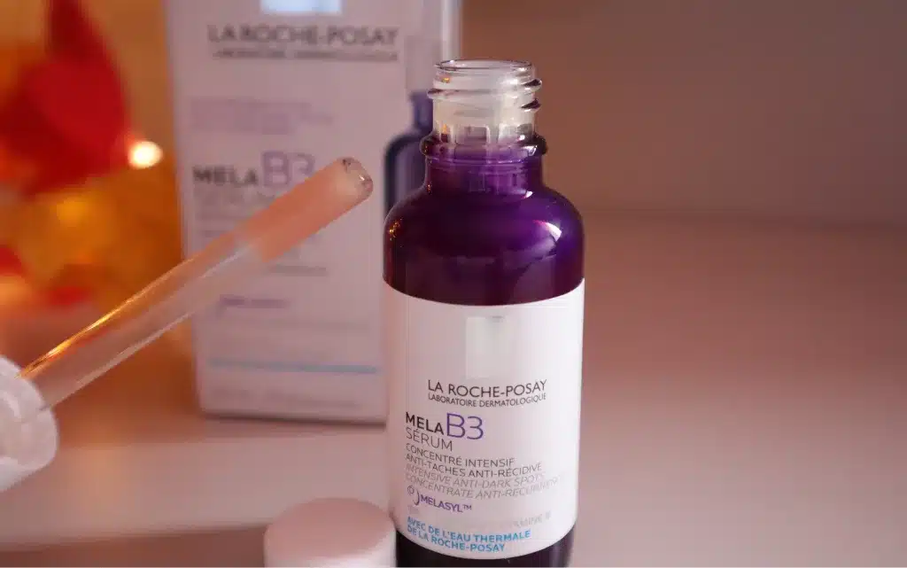 Popetka z serum na przebarwienia La Roche Posay Mela B3