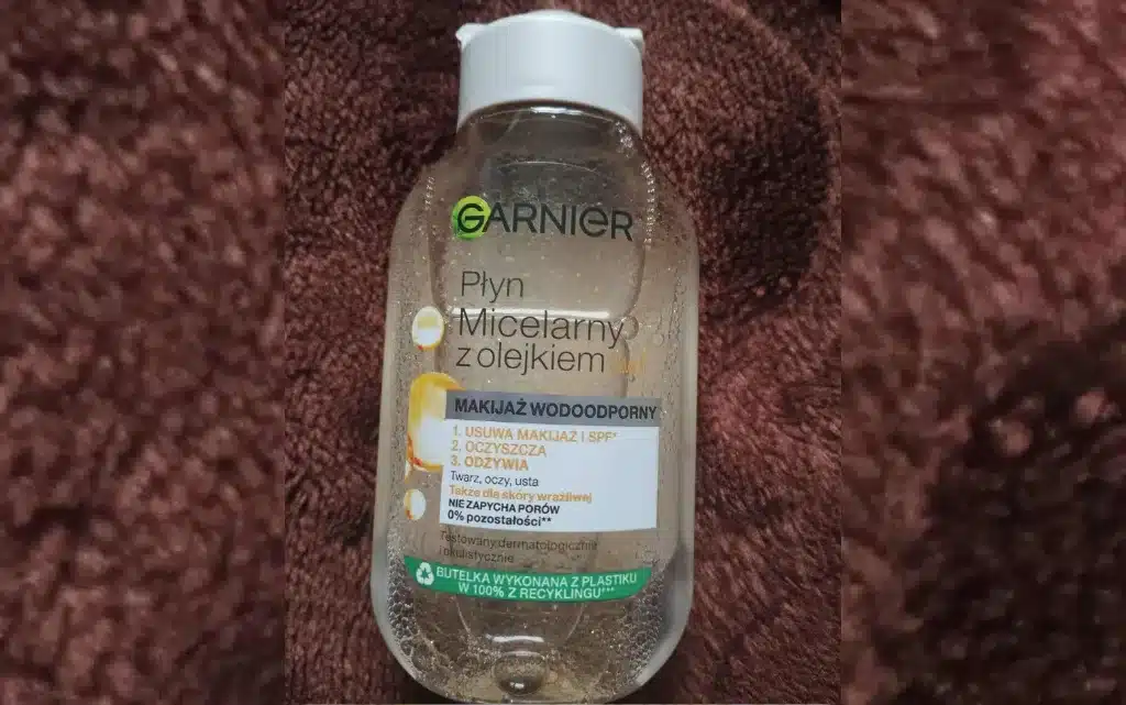 Opakowanie kosmetyku do demakijażu Garnier płyn micelarny z olejkiem arganowym