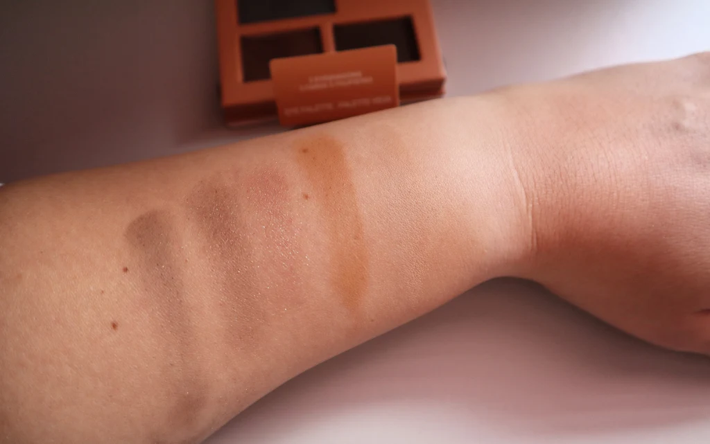 Chłodne odcienie i stopień pigmentacji cieni paletki Sephora Collection Color Shifter Strange Botanicals