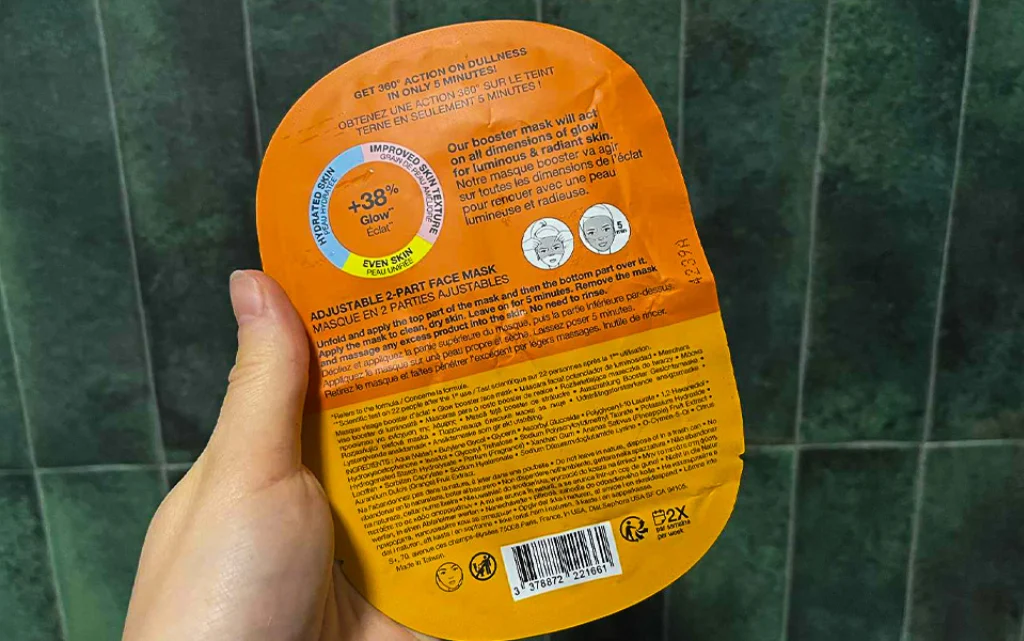 Tył opakowania SEPHORA COLLECTION Maski do twarzy – działanie 360° - zdjęcie.