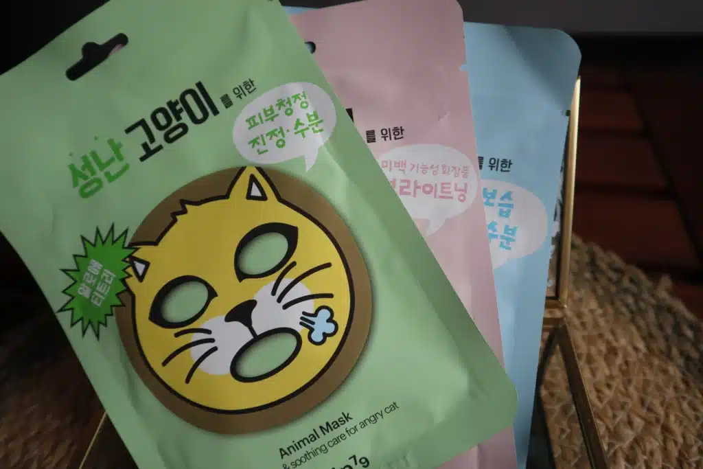 Skin79 Animal Mask Angry Cat, Dark Panda i Dry Monkey