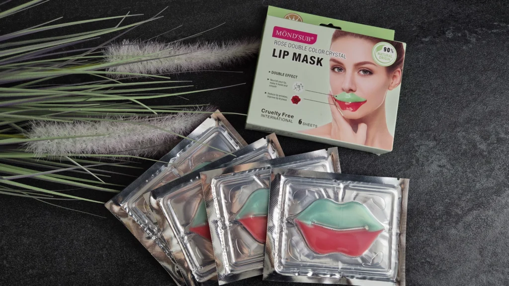 Maseczka na usta Mondsub Rose Double Color Crystal Lip Mask opakowanie