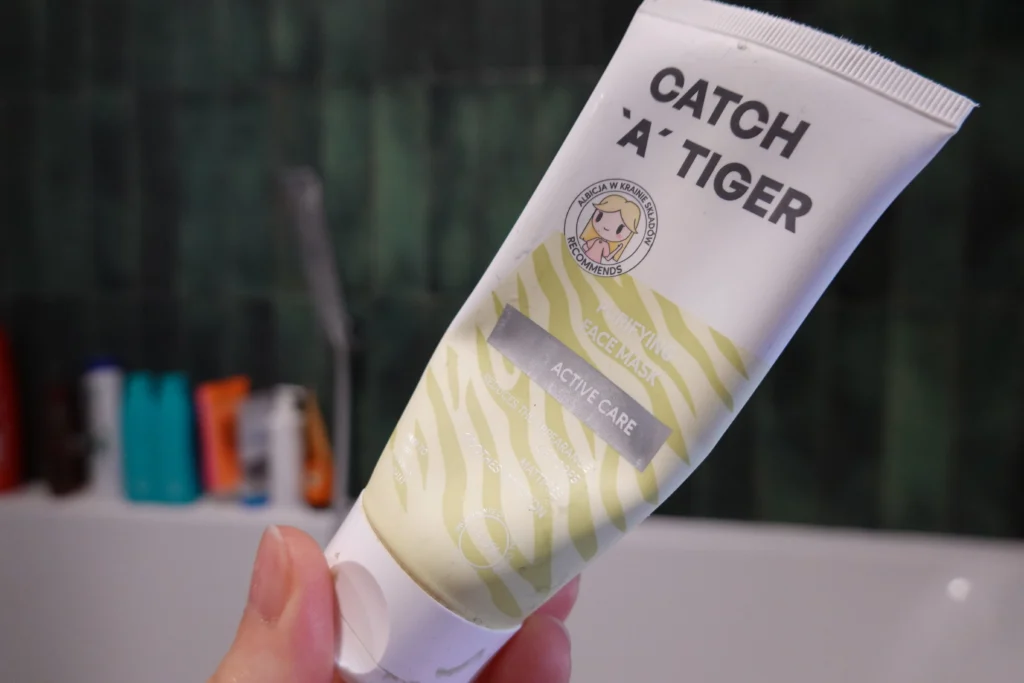 Zielona maseczka Catch A Tiger Active Care Maseczka do twarzy oczyszczająca