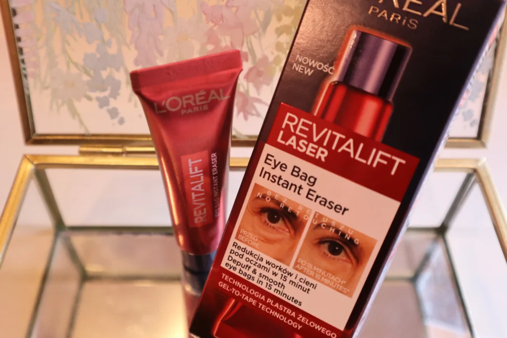Reduktor cieni i worków pod oczami L'Oréal Paris Revitalift Laser Eye Bag Instant Eraser w szklanej szkatułce